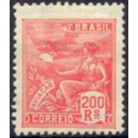 RE0221N-SELO VOVÓ PARTE 1, 200 RÉIS FILIGRANA 'F' - 1924/32 - N