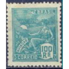 RE0254N-SELO VOVÓ PARTE 2, 100 RÉIS FILIGRANA 'H' - 1929 - N