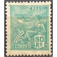 RE0279N-SELO VOVÓ PARTE 2, 50 RÉIS VERDE FILIGRANA K - 1931/35 - N