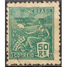 RE0279U-SELO VOVÓ PARTE 2, 50 RÉIS VERDE FILIGRANA K - 1931/35 - U