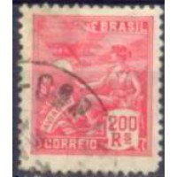 RE0281U-SELO VOVÓ PARTE 2, 200 RÉIS AVIAÇÃO FILIGRANA K - 1931/35 - U RE0281U-SELO VOVÓ PARTE 2, 200 RÉIS AVIAÇÃO FILIGRANA K - 1931/35 - U