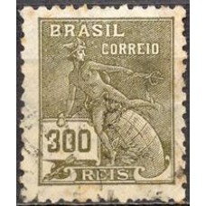 RE0284U-SELO VOVÓ PARTE 2, 300 RÉIS FILIGRANA K - 1931/35 - U