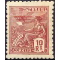 RE0297M-SELO VOVÓ PARTE 2, 10 RÉIS FILIGRANA 'N' - 1936/40 - MINT