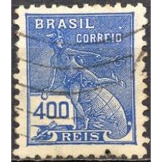 RE0303U-SELO VOVÓ PARTE 2, 400 RÉIS FILIGRANA 'N' - 1936/40 - U