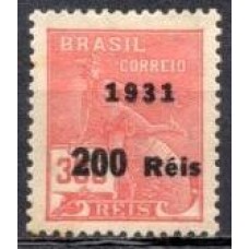 RE0347N.03-SELO VOVÓ COM VALOR REDUZIDO, 200/300 RÉIS FILIGRANA 'I' - 1931 - N