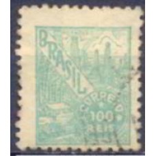 RE0356U-SELO NETINHA, 100 RÉIS FILIGRANA 'P' - 1941/46 - U