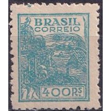 RE0390N-SELO NETINHA, 400 RÉIS FILIGRANA 'O' - 1942/46 - N