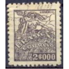 RE0394U-SELO NETINHA, 2.000 RÉIS FILIGRANA 'O' - 1942/46 - U