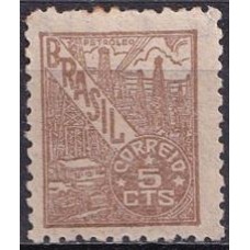 RE0462M-SELO NETINHA FILIGRANA 'Q', 5 CTS - 1949 - MINT