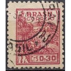 RE0465U-SELO NETINHA FILIGRANA 'Q', CR$ 0,30 - 1949 - U