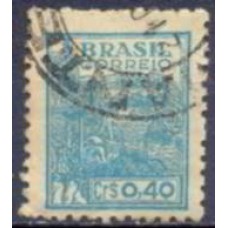 RE0466U-SELO NETINHA FILIGRANA 'Q', CR$ 0,40 - 1946 - U