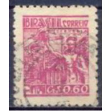 RE0468U-SELO NETINHA FILIGRANA 'Q', CR$ 0,60 - 1948 - U