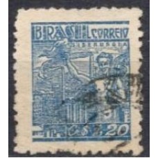 RE0471U-SELO NETINHA FILIGRANA 'Q', CR$ 1,20 - 1947 - U