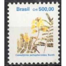 RE0685MB-SELO FLORA BRASILEIRA PAPEL FOSCO FOSFORESCÊNCIA GELO, 500,00 - 1993 - MINT