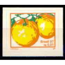 RE0767N-SELO FRUTAS MICROSERRILHA, LARANJA - 1999 - N