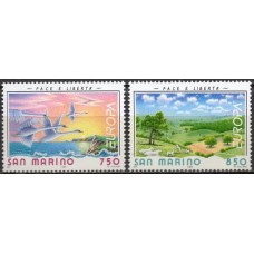 SAM1396M-SÉRIE EUROPA - PAZ E LIBERDADE - SÃO MARINO - 1995 - MINT