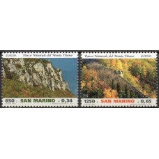 SAM1625M-SÉRIE EUROPA - RESERVAS E PARQUES NATURAIS - SÃO MARINO - 1999 - MINT