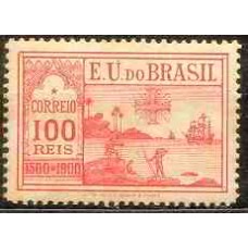 SB0001N-SELO 4º CENTENÁRIO DO DESCOBRIMENTO DO BRASIL, 100 RÉIS - 1900 - N
