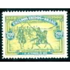 SB0002N-SELO 4º CENTENÁRIO DO DESCOBRIMENTO DO BRASIL, 200 RÉIS - 1900 - N