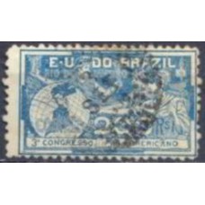 SB0006U-SELO 3º CONGRESSO PANAMERICANO, 200 RÉIS - 1907 - U