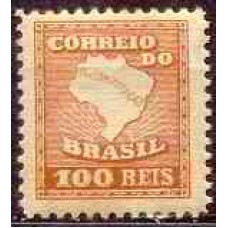 SB0046N-SELO CAMPANHA CONSTITUCIONALISTA DE SÃO PAULO E MATO GROSSO, 100 RÉIS - 1932 - N