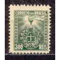SB0048N-SELO CAMPANHA CONSTITUCIONALISTA DE SÃO PAULO E MATO GROSSO, 300 RÉIS - 1932 - N