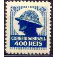SB0049N-SELO CAMPANHA CONSTITUCIONALISTA DE SÃO PAULO E MATO GROSSO, 400 RÉIS - 1932 - N