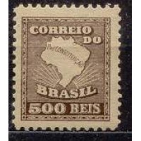 SB0050N-SELO CAMPANHA CONSTITUCIONALISTA DE SÃO PAULO E MATO GROSSO, 500 RÉIS - 1932 - N