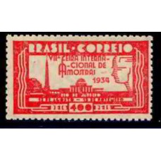SB0067N-SELO 7ª FEIRA INTERNACIONAL DE AMOSTRAS, 400 RÉIS - 1934 - N