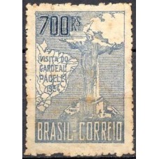 SB0079NA.05-SELO VISITA DO CARDEAL PACELLI, 700 RÉIS, 2ª TIRAGEM - 1934 - N
