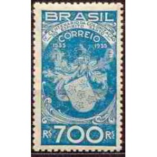 SB0101N-SELO 4º CENTENÁRIO DA COLONIZAÇÃO DO ESPÍRITO SANTO, 700 RÉIS - 1935 - N