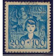 SB0147U-SELO PRÓ-JUVENTUDE, 200 RÉIS - 1939 - U