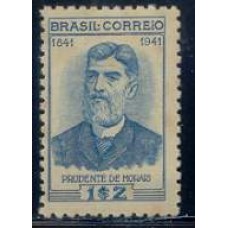 SB0174N-SELO CENTENÁRIO DO NASCIMENTO DE BERNARDINO DE CAMPOS E PRUDENTE DE MORAES, 1.200 RÉIS - 1942 - N