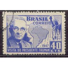 SB0230U-SELO VISITA DO PRESIDENTE HARRY TRUMAN AO BRASIL - 1947 - U