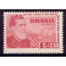 SB0394N-SELO CENTENÁRIO DE SÃO CARLOS/SP - 1957 - N