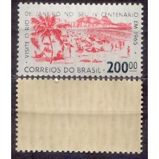 SB0517MY-SELO PROPAGANDA DO 4º CENTENÁRIO DA CIDADE DO RIO DE JANEIRO, COPACABANA - 1964 - MINT - MARMORIZADO