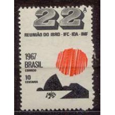 SB0579N-SELO 22ª REUNIÃO DO IBRD - IFC - IDA - IMF - 1967 - N