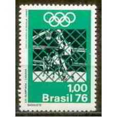 SB0933M-SELO 21º JOGOS OLÍMPICOS - MONTREAL/CANADÁ, BASQUETE - 1976 - MINT