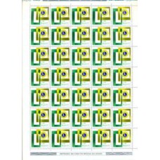 SB0978NF-FOLHA 35 SELOS HOMENAGEM AOS LIONS CLUBES DO BRASIL - 1977 - N