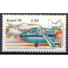 SB1083M-SELO 10 ANOS DA ECT - XVIII CONGRESSO DA UPU, REDE POSTAL - 1979 - MINT