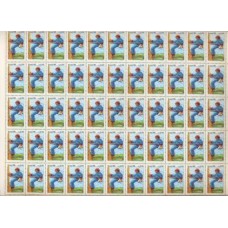 SB1516NF-FOLHA 55 SELOS CAMPANHA NACIONAL DE PREVENÇÃO DE ACIDENTES DE TRABALHO - 1986 - N
