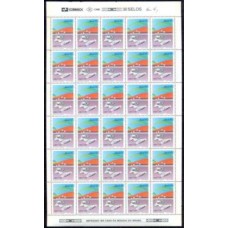 SB1862NF-FOLHA 30 SELOS PRESERVAÇÃO DOS SAMBAQUIS - PATRIMÔNIO DA NOSSA PRÉ-HISTÓRIA, ARTEFATOS - 1993 - N