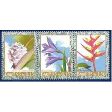 SB1955MS-SE-TENANT PRESERVAÇÃO DA FLORA - HOMENAGEM AO PAISAGISTA ROBERTO BURLE MARX (DO BLOCO) - 1995 - MINT