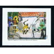 SB2820M-SELO RODA DE CAPOEIRA E OFÍCIO DOS MESTRES DE CAPOEIRA - 2009 - MINT