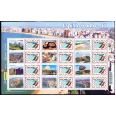 SB3015MF-FOLHA PERSONALIZADOS ESPÍRITO SANTO, FILATELIA77 - 2010 - MINT