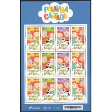 SB4211MF-FOLHA 3 SE-TENANTS PALAVRA CANTADA - 2026 - MINT