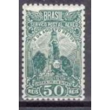 SBA026N-SELO AERONÁUTICA FILIGRANA K DENTEAÇÃO 11, 50 RÉIS - 1933/34 - N