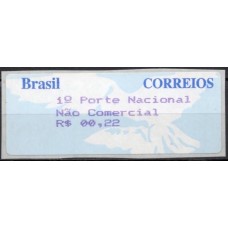 SE0007M-SELO ETIQUETA POMBA BRANCA FUNDO AZUL, 0,22 - 1997 - MINT SE0007M-SELO ETIQUETA POMBA BRANCA FUNDO AZUL, 0,22 - 1997 - MINT