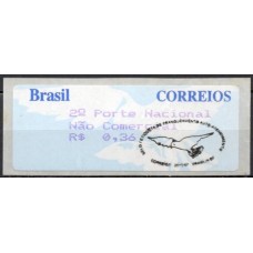 SE0009CA-SELO ETIQUETA POMBA BRANCA FUNDO AZUL, 0,36 - 1997 - COM CBC SE0009CA-SELO ETIQUETA POMBA BRANCA FUNDO AZUL, 0,36 - 1997 - COM CBC