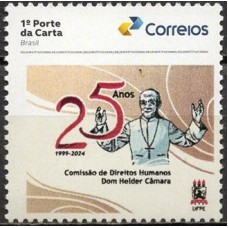 SI0069M-SELO INSTITUCIONAL 25 ANOS DA COMISSÃO DE DIREITOS HUMANOS DOM HELDER CÂMARA - 2025 - MINT